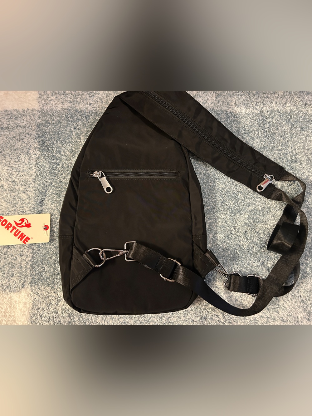 Fortune&Mouse Black Cross Body Bag - Picture 2 of 4